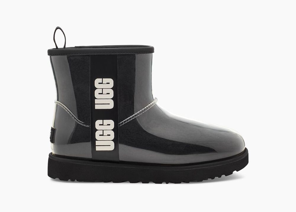 Ugg Classic Clear Mini - Womens Mini Boots - Black - NZ (3246ZCAXH)